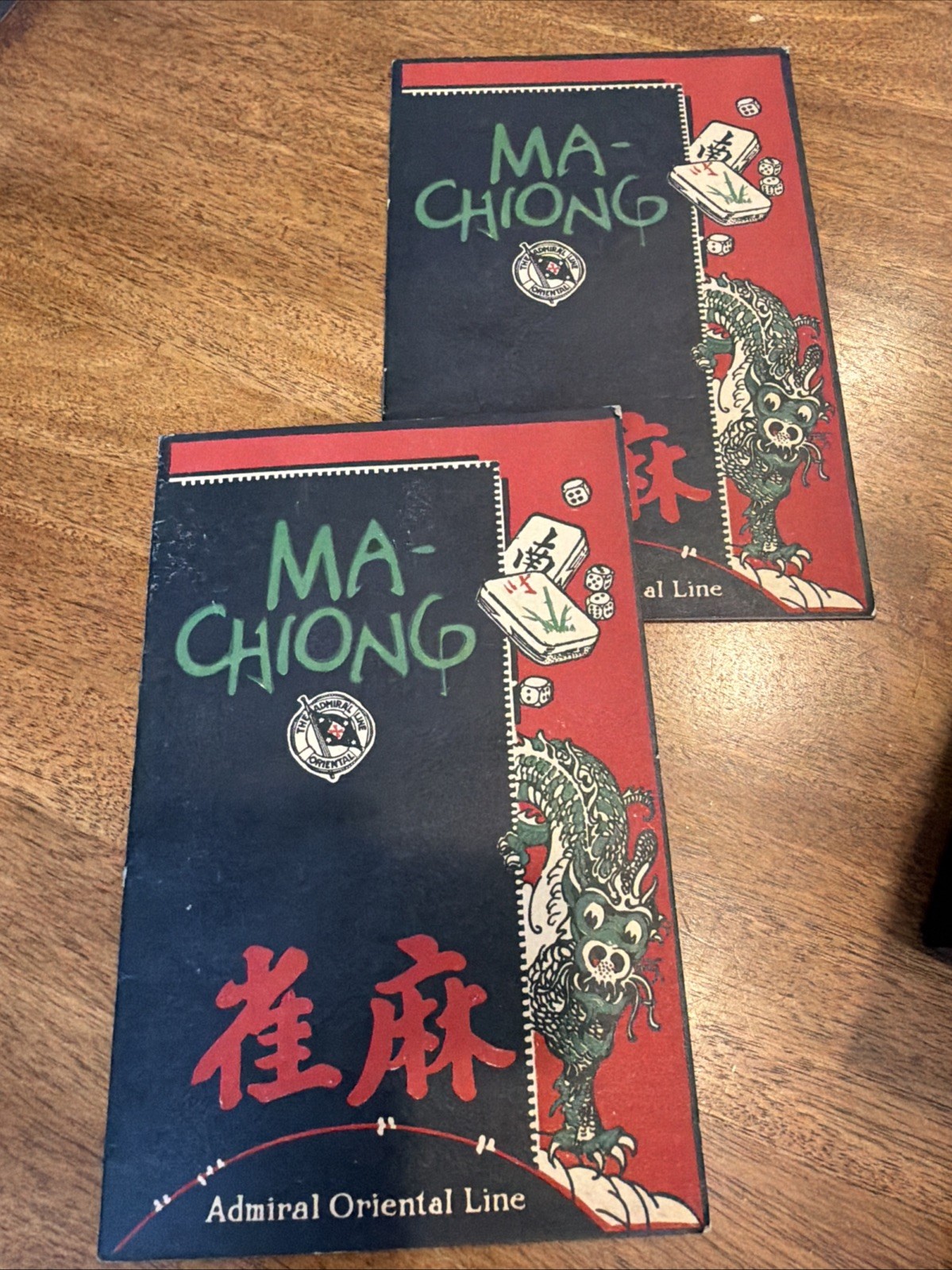 Vintage Chinese Bone And Bamboo Dovetailed Mahjong Set 148 Tiles