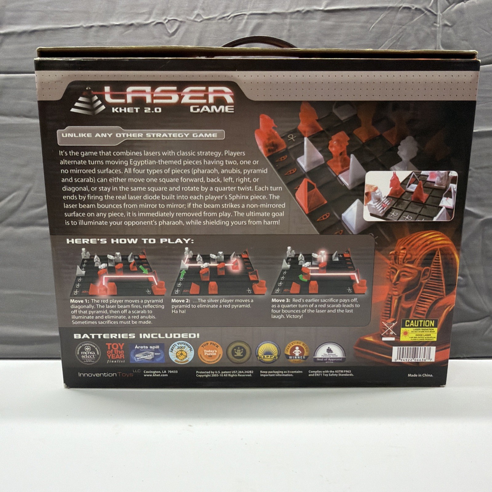 Laser Khet 2.0 Board Game Mensa Select ThinkFun Complete Tested