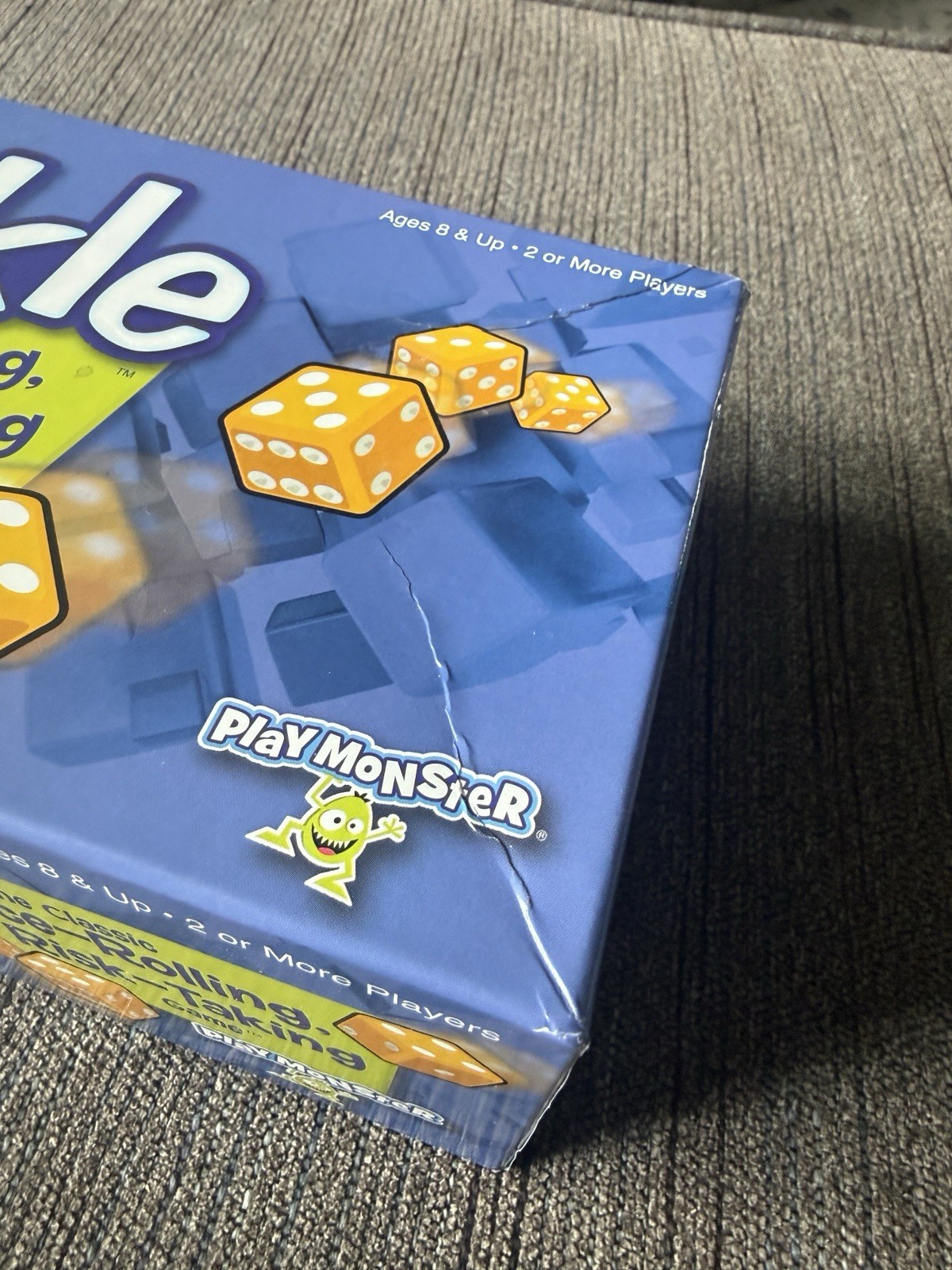PlayMonster Farkle Strategy Dice Game w/ Shaker Cup, Dice & Score Pad, 2+ 8+