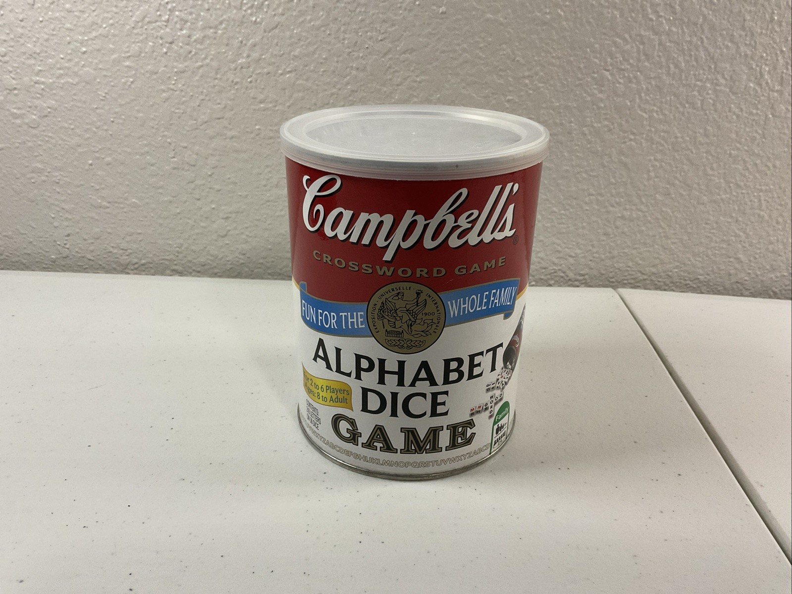 Campbell’s Soup Alphabet Crossword Dice Game 2011 With Instructions NEW