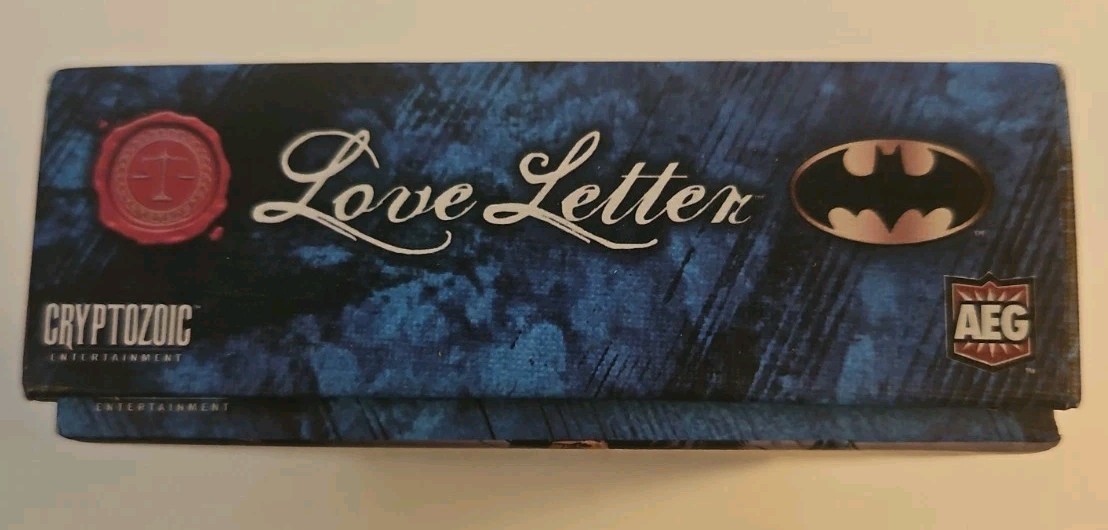 Batman Love Letter Board Game COMPLETE AEG Crytozoic