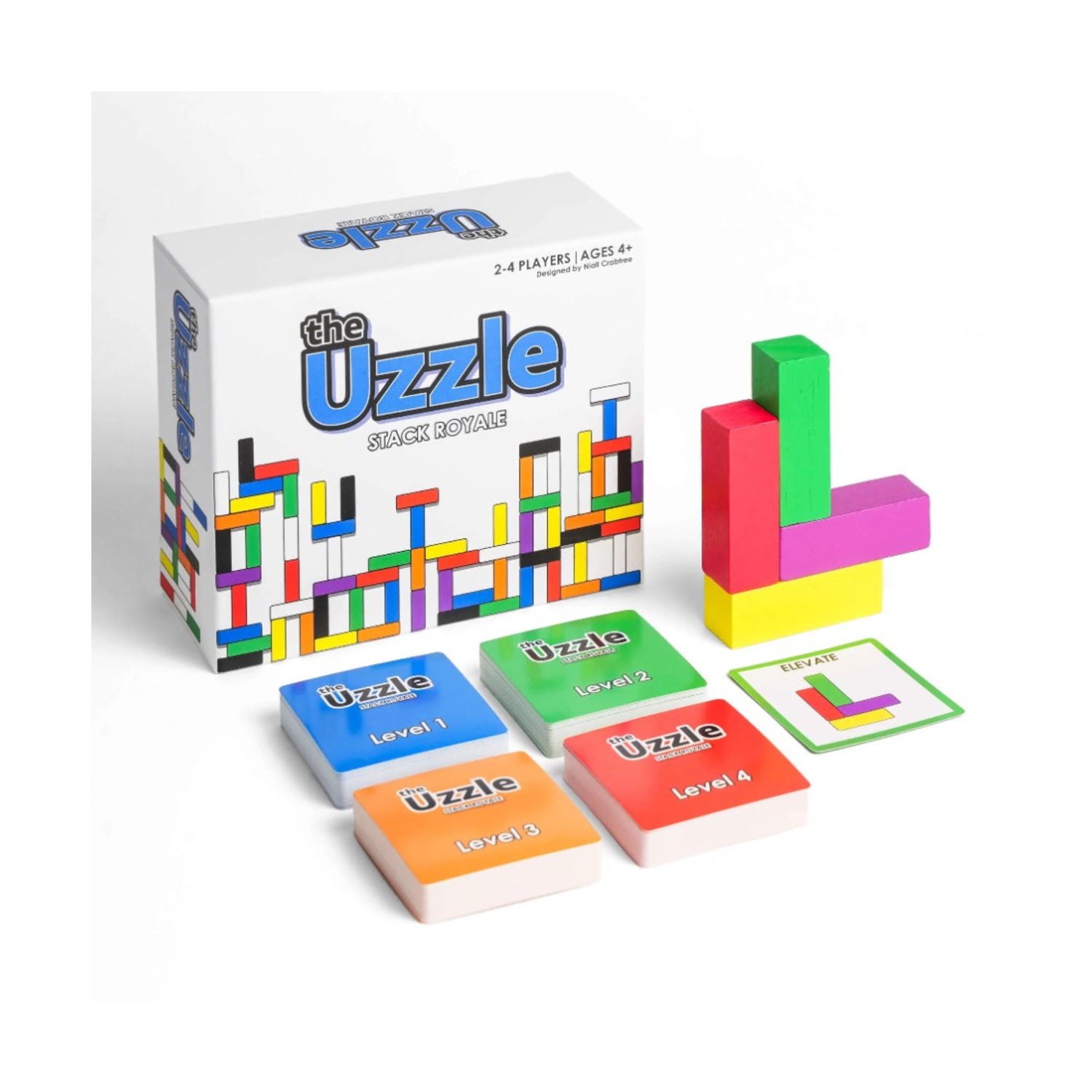 Uzzle Games Family Games Uzzle – Stack Royale Box VG+/NM