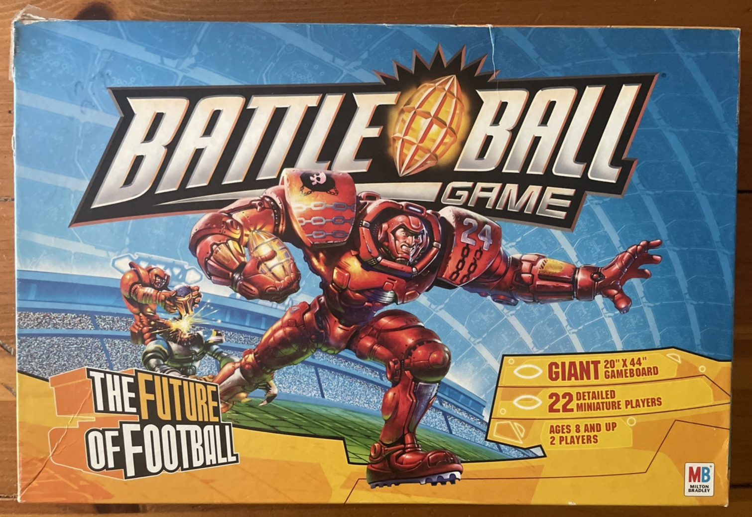Battle Ball by Milton Bradley Fun Football Dice Battle Game Complete