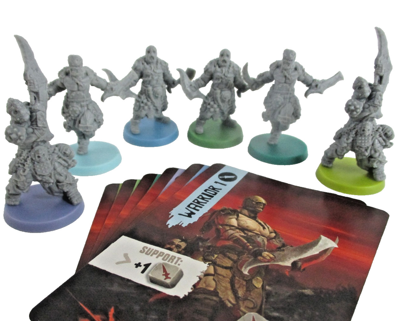 HATE: The Board Game 6x UM’RAK WARRIOR Minis & Cards NEW!!
