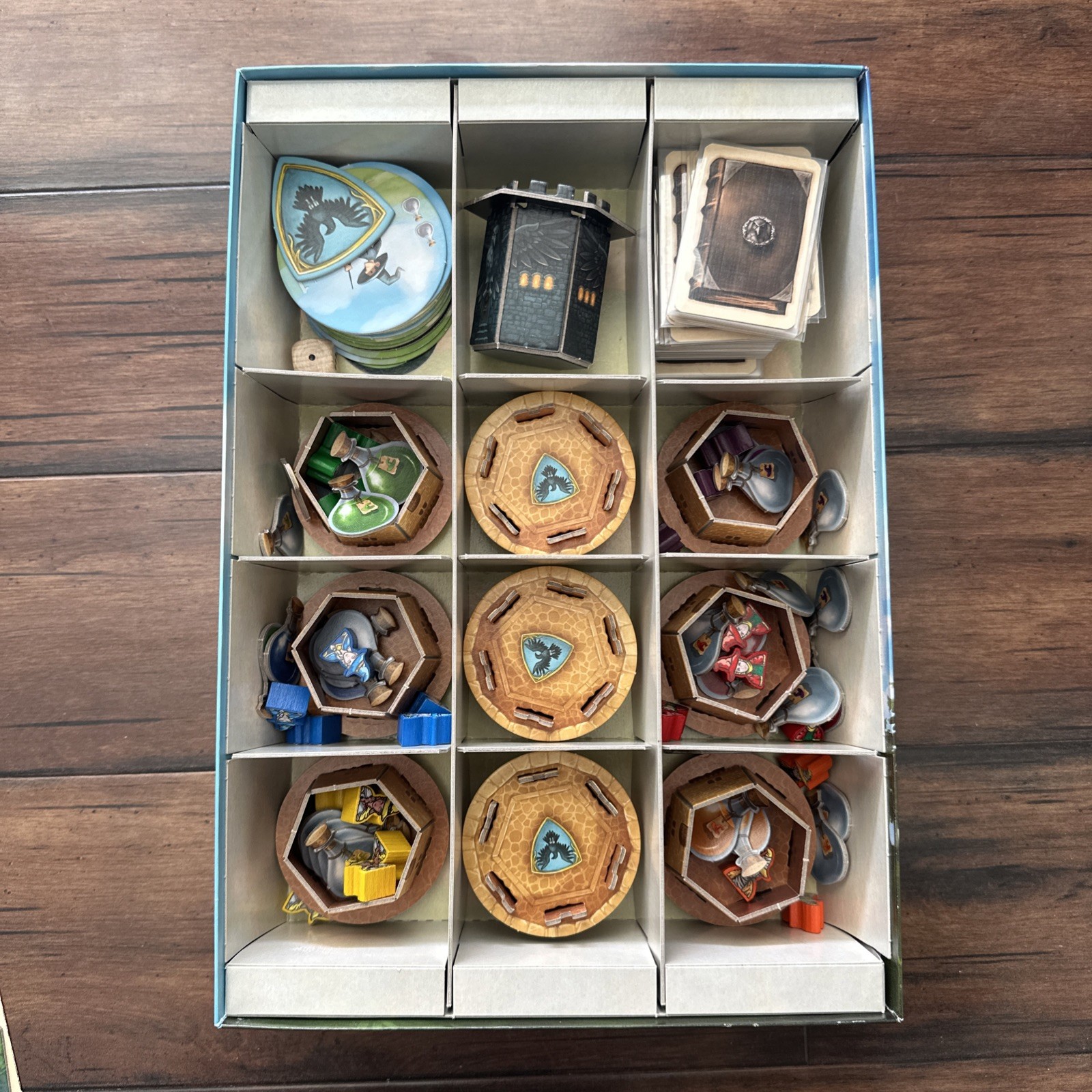 Wandering Towers Super Bundle w/ Mat, Magic Tower Exp, Sleeves, Meeple Stickers