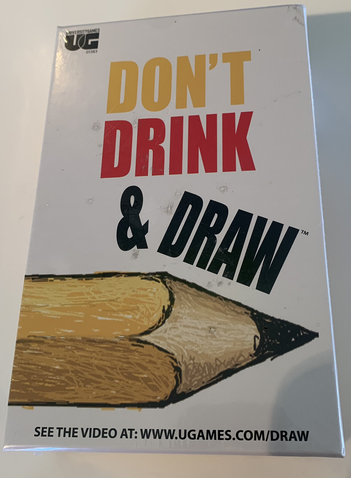 DON’T DRINK & DRAW by University Games Ages 21+ 2 to 8 Players Brand New Sealed