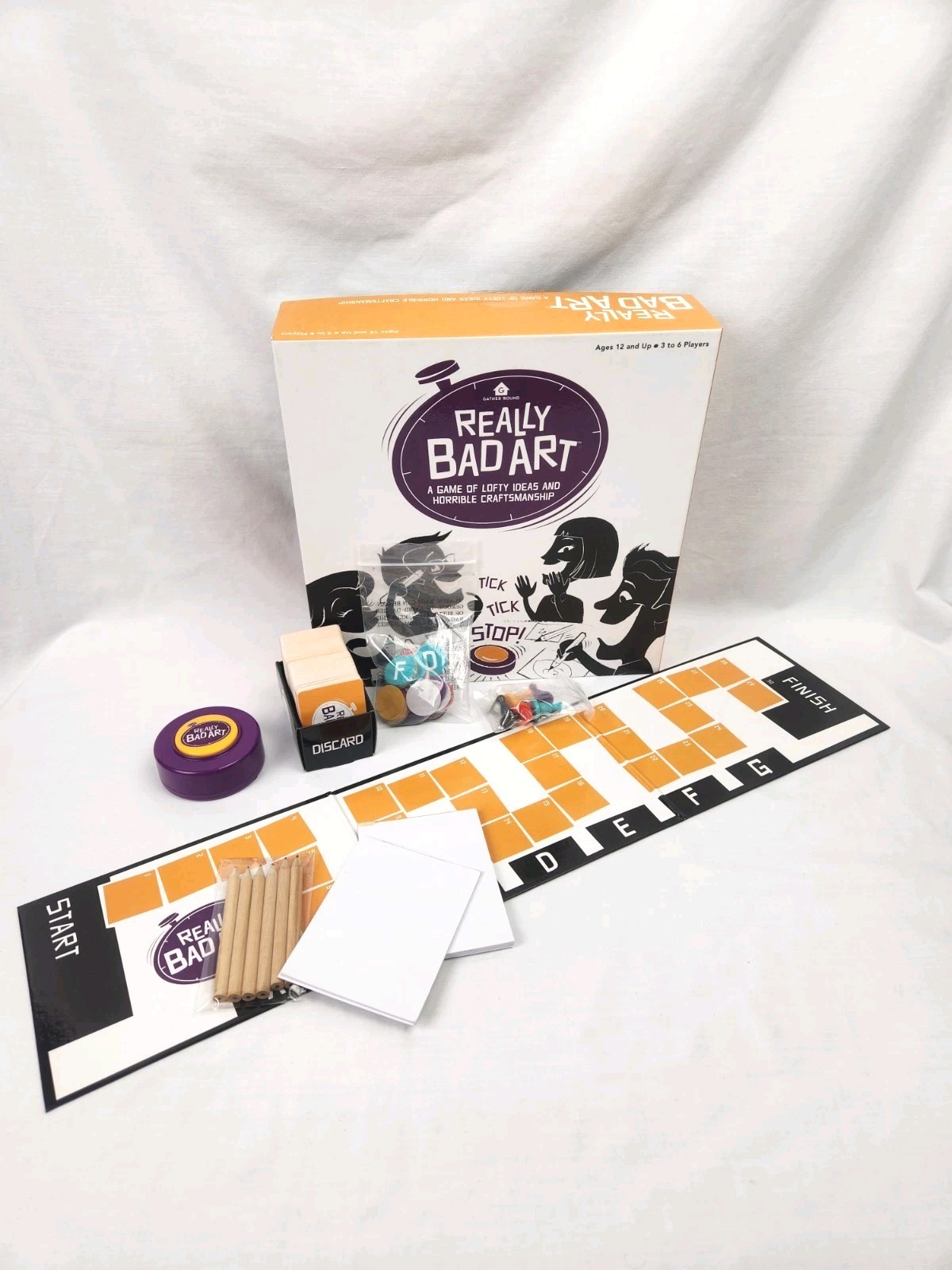 Really Bad Art A Board Game of Lofty Ideas and Horrible Craftsmanship Complete