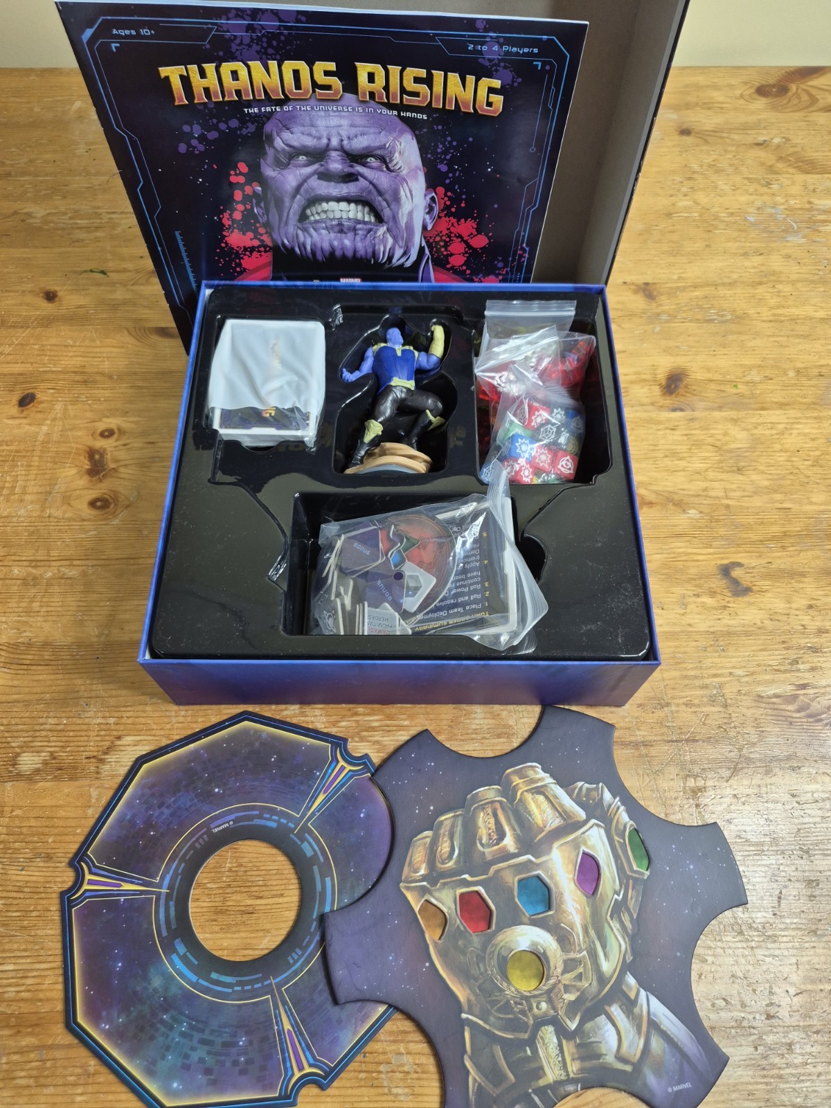 Thanos Rising Board Game Marvel Avengers Infinity War-All Pieces Counted