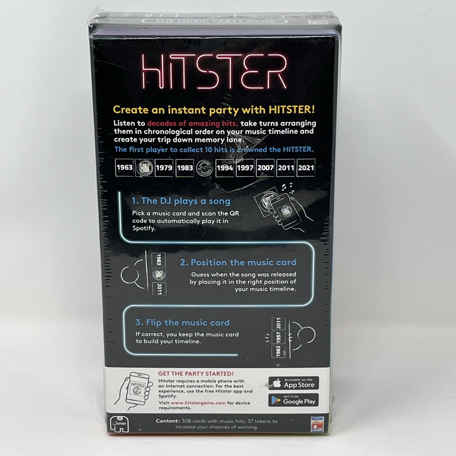 Hitster The Music Party Song Game Decades of Amazing Hits NEW *READ DETAILS