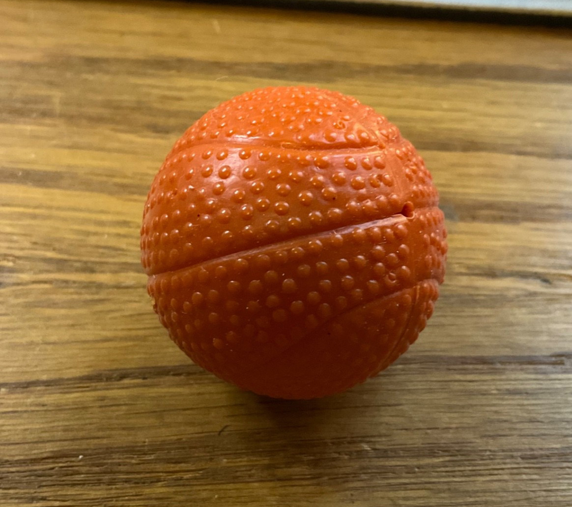 Vintage 1990 Electronic Hot Shot Basketball Game MB 1 Genuine Replacement Ball