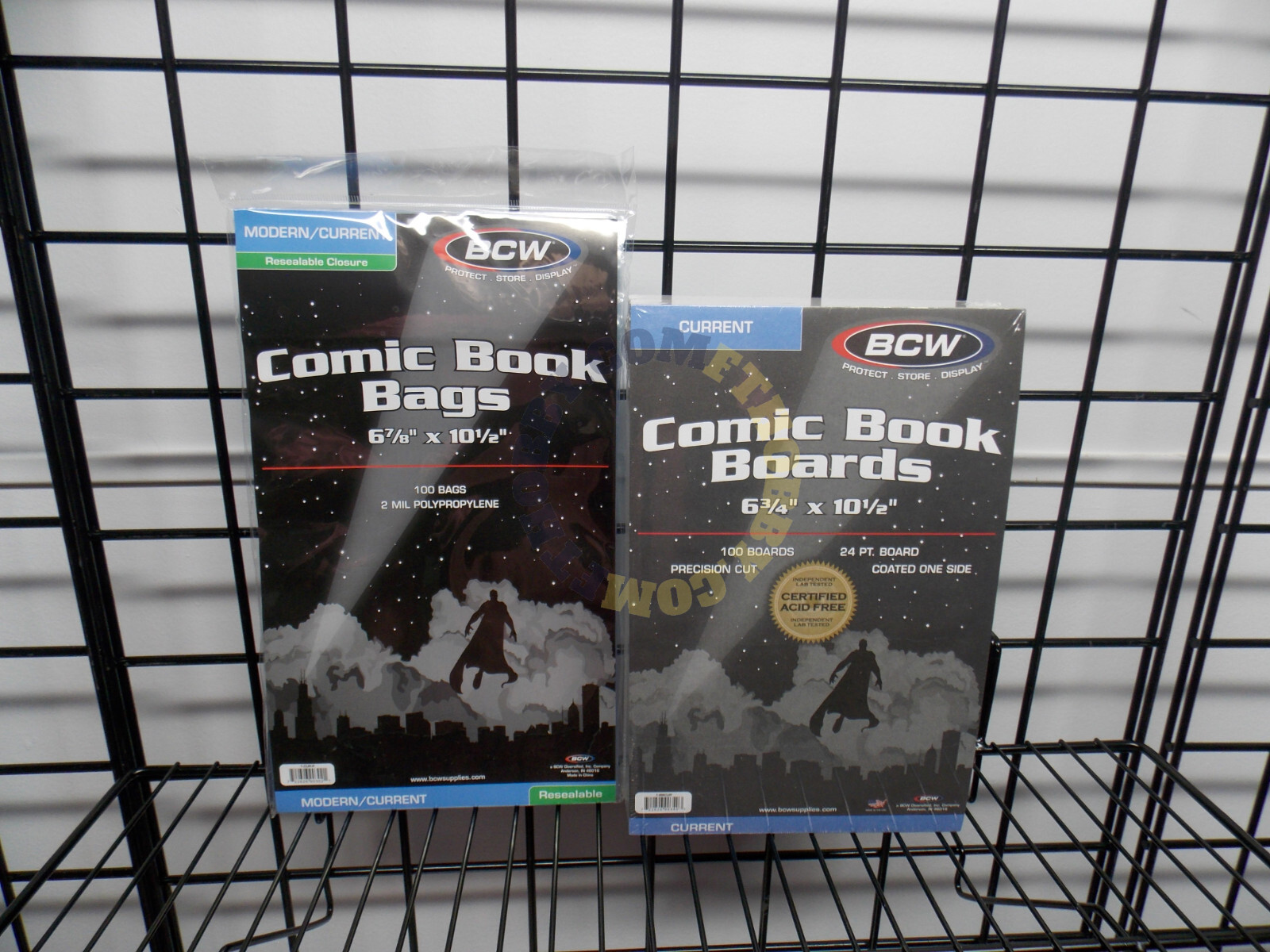 100 New BCW Current Resealable Comic Book Bags And Boards – Acid Free – Archival
