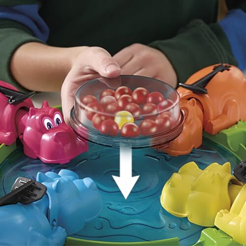 Hungry Hungry Hippos Classic Marble Chomping Game for Preschoolers Ages 4+