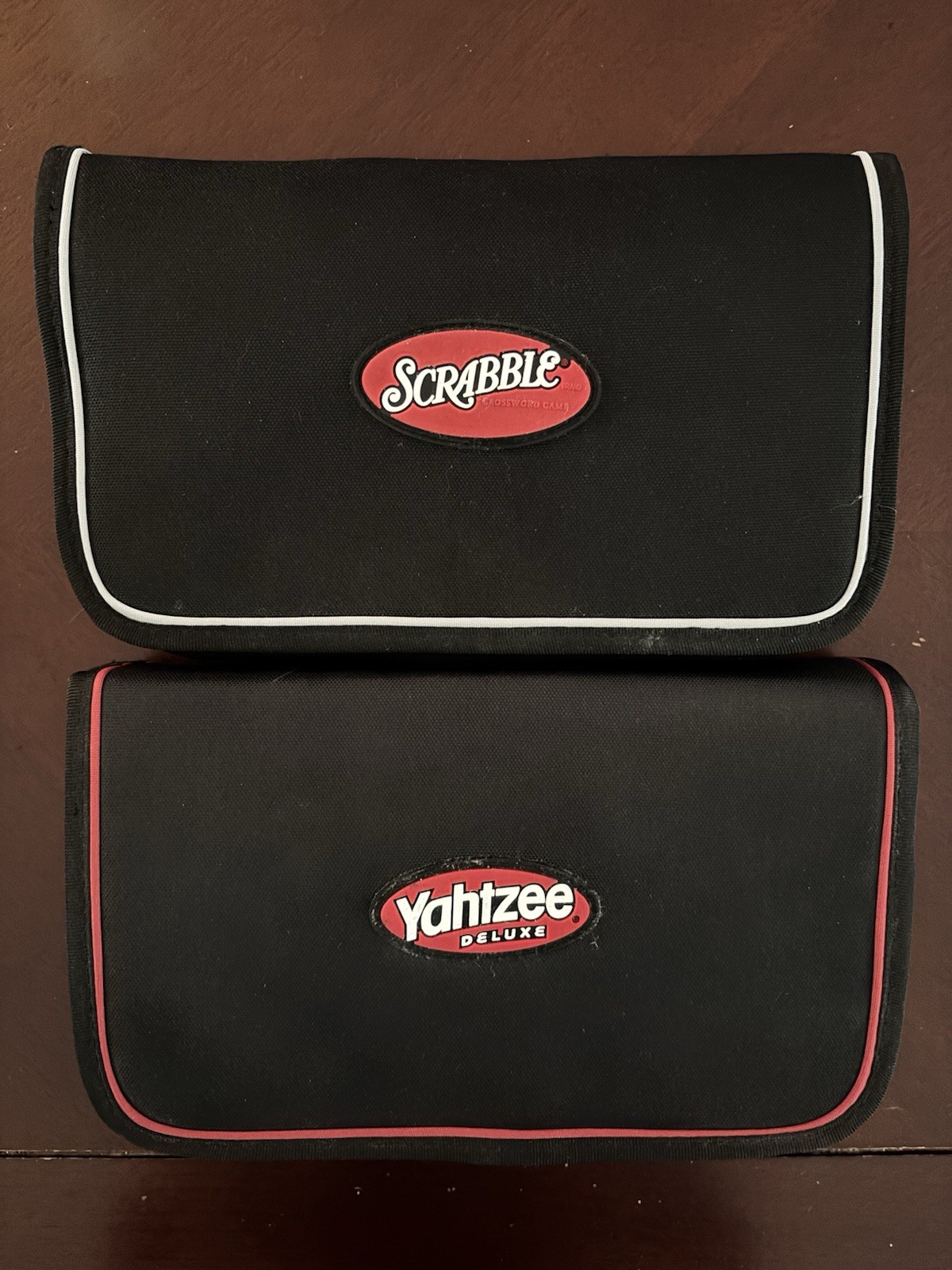 Scrabble & Yahtzee Travel Board Games, 2+ Players, Ages 8+, Fun on the Go!