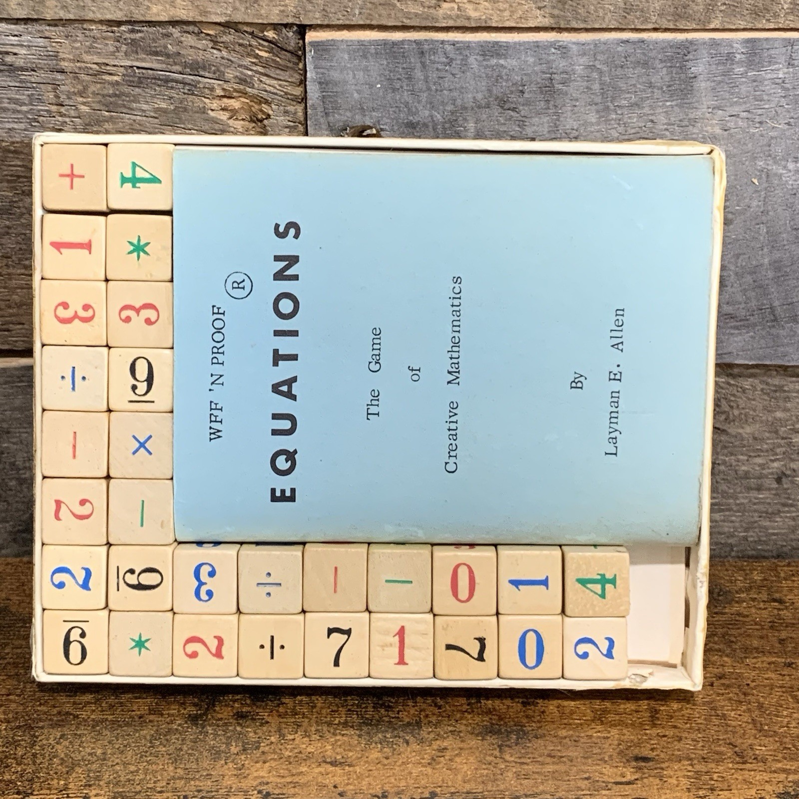 Vintage WFF’N PROOF Equations The Game Of Creative Mathematics Layman Allen
