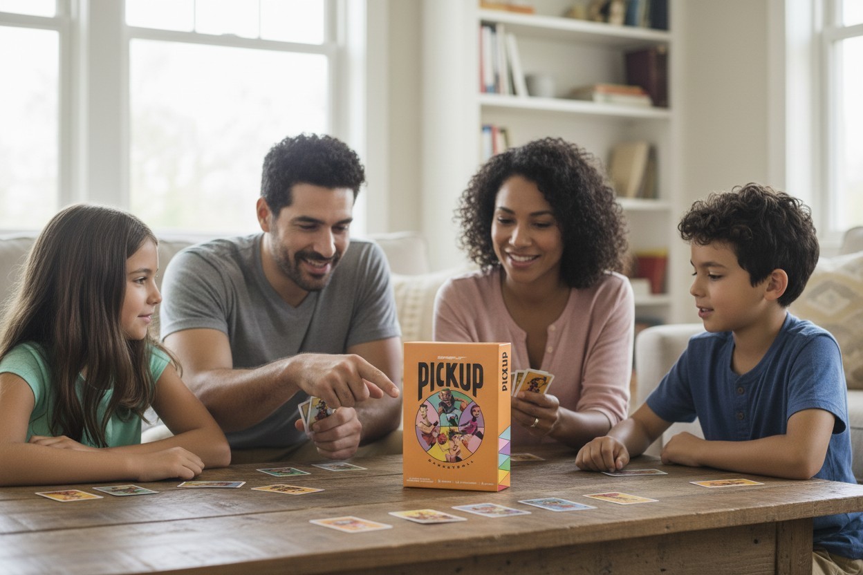 Gameflo Pickup Basketball Card Game Of Strategy 2-6 Players Ages 8+ New Sealed