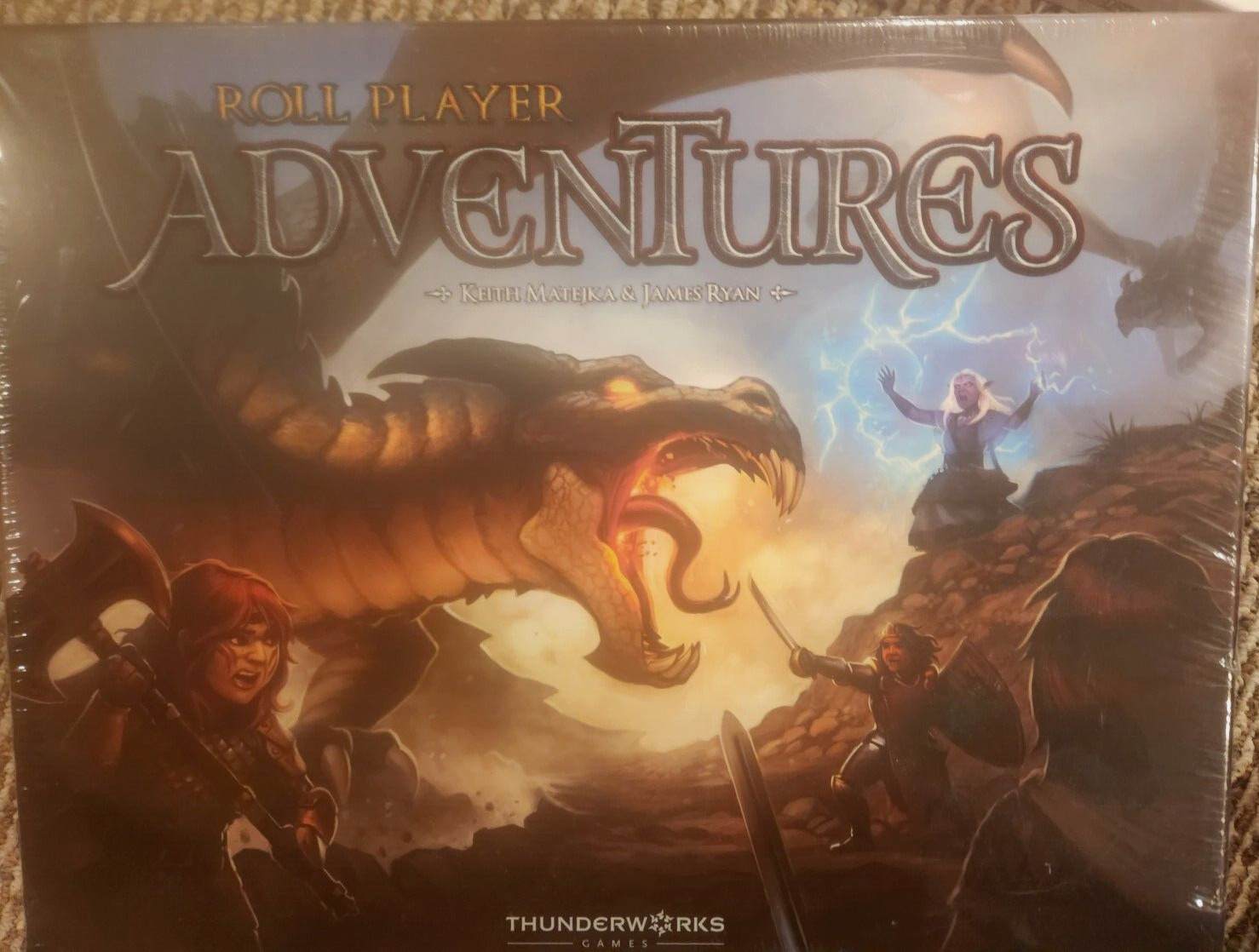 Roll Player Adventures Base Game + 2 Exp by Thunderworks Games NEW IN SHRINK