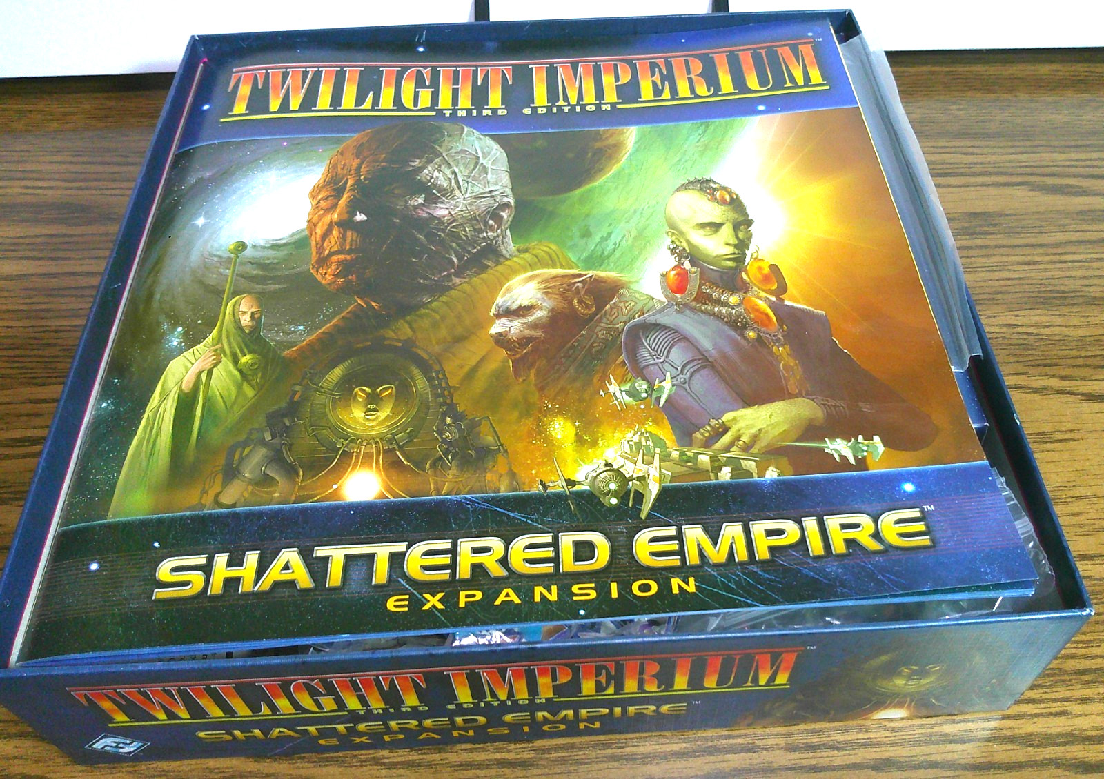 Twilight Imperium Shattered Empire Expansion Fantasy Flight Games 2010