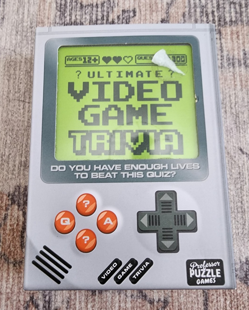 Ultimate Video Game Trivia Professor Puzzle Games Excellent