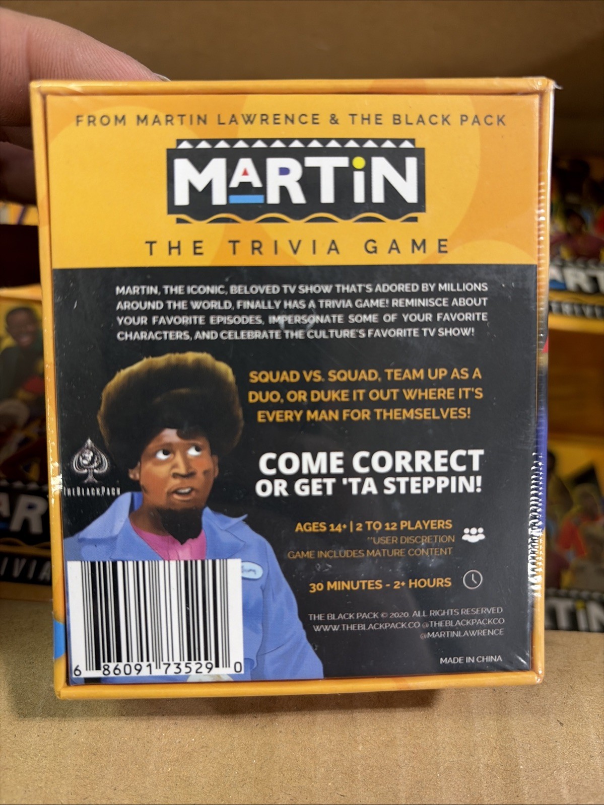 Martin Trivia Game 2020 The Black Pack Party Game – Martin TV Show Trivia Game