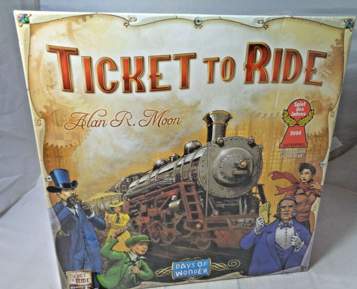 Days of Wonder Ticket To Ride by Alan R. Moon Train Adventure Board Game SEALED