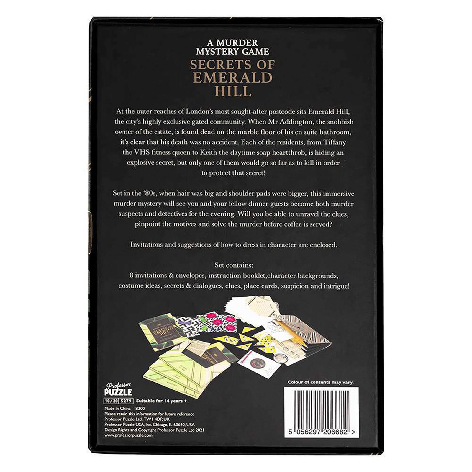 Secrets of Emerald Hill Murder Mystery Game