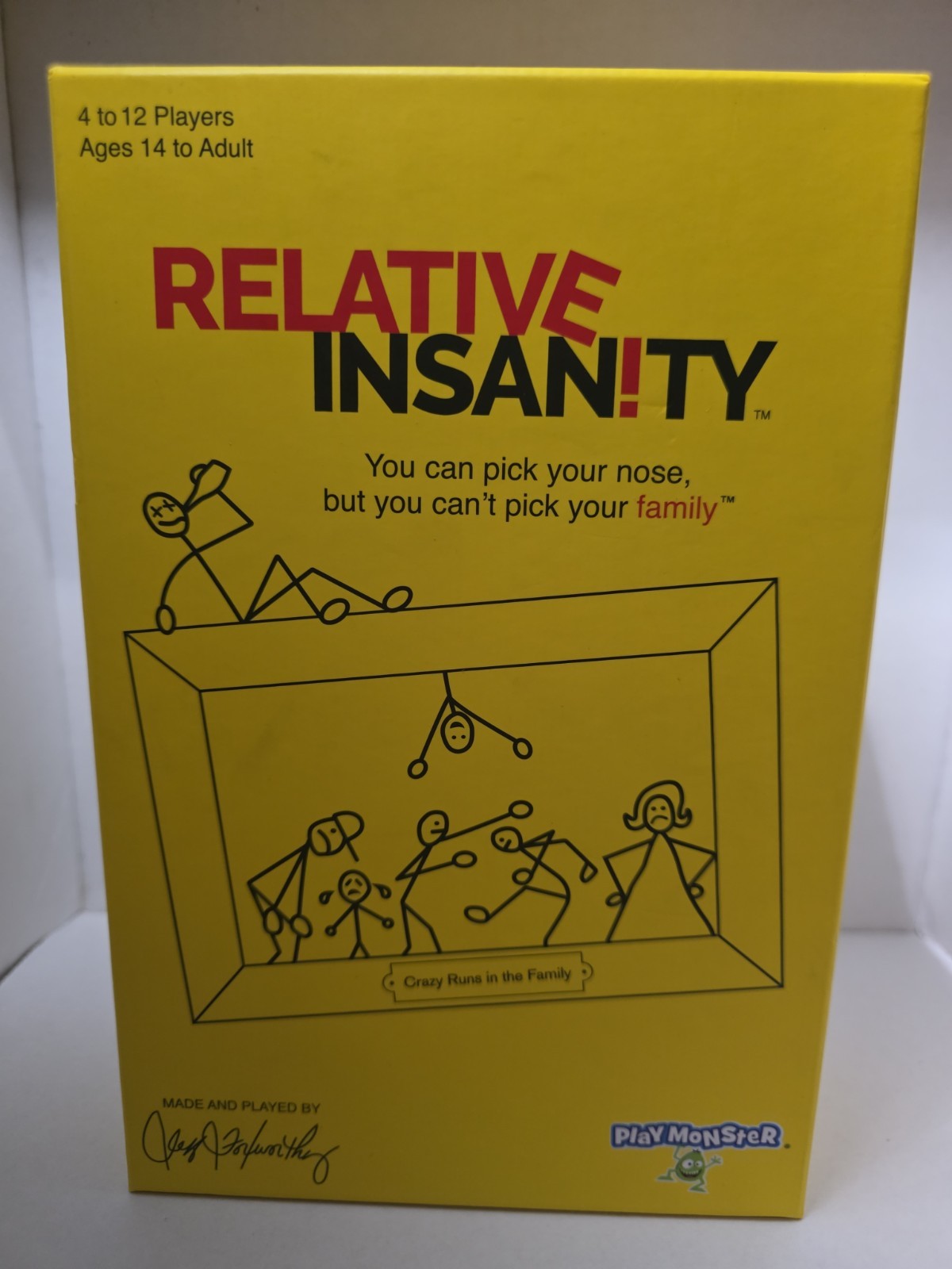 RELATIVE INSANITY (INSAN!TY) Card Game-Jeff Foxworthy- New Sealed