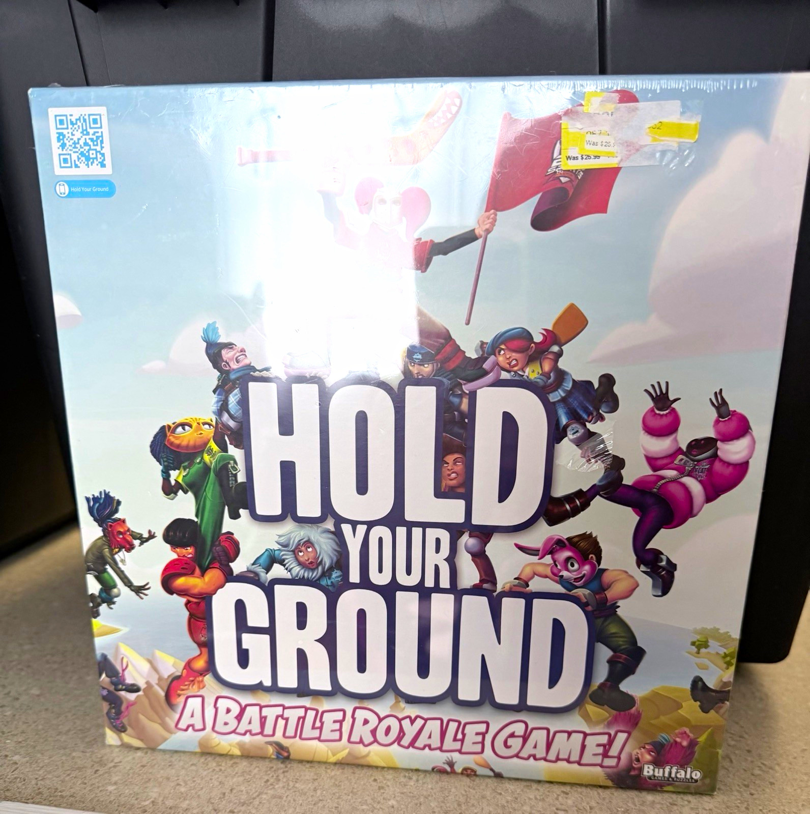 Buffalo Games Hold Your Ground Battle Royale Board Game Complete Game 2+ 8+