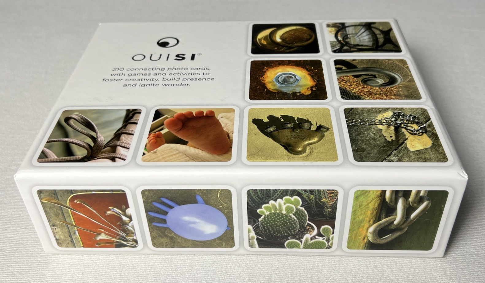 OuiSi: Creative Photo Card Games that Ignite a Sense of Connection, Open Box