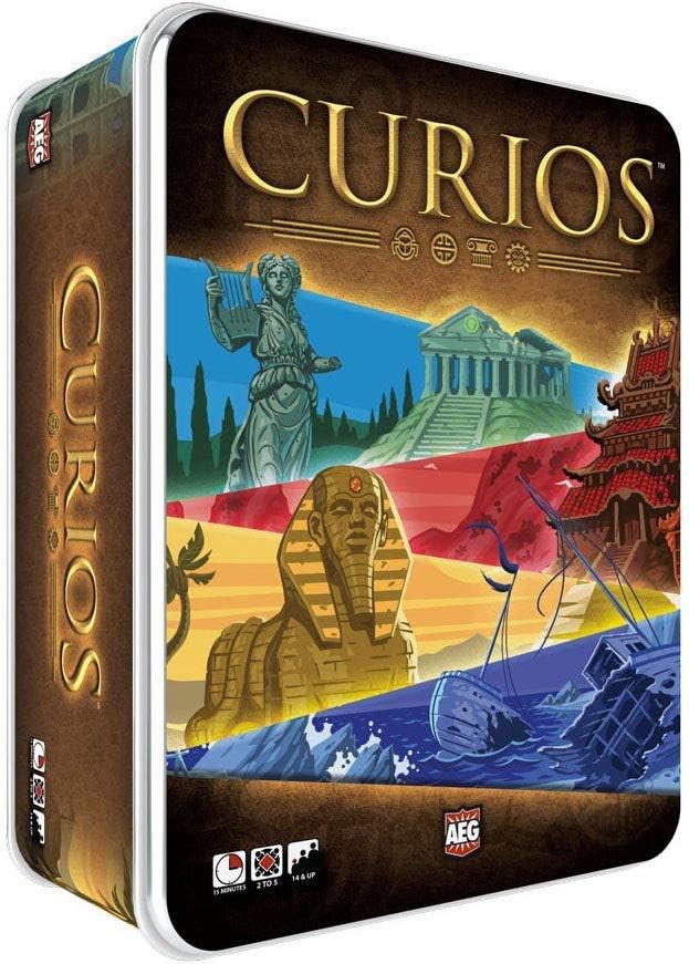 Curios Board Game AEG Complete 2-5 Players Deduction Archaeology Card Game