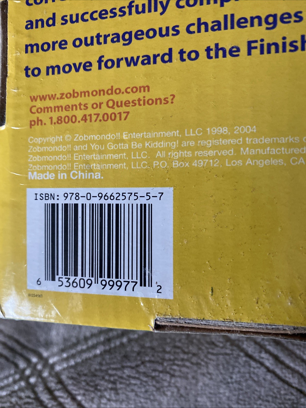 ZOBMONDO!! You Gotta Be Kidding! Would You Rather Game (Ages 7+) SEALED New