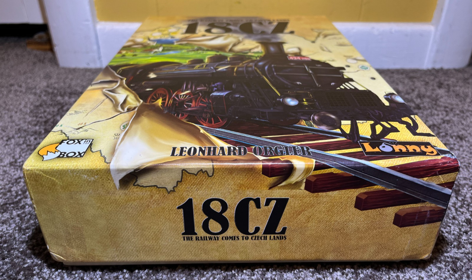 18CZ Railway Comes to Czech Lands 18XX Railroad Game FOX IN THE BOX Lonny CIB