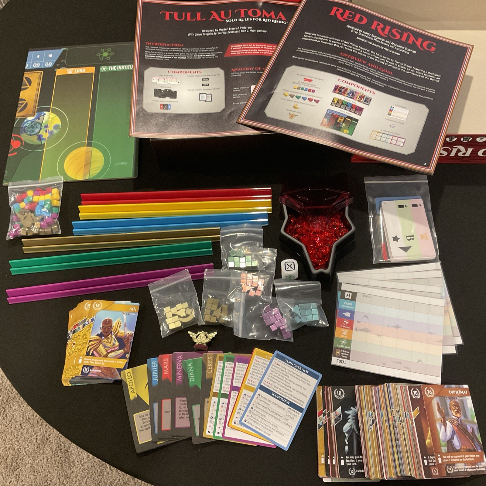 Stonemaier Games Red Rising Board Game Complete with Extra Premium Components
