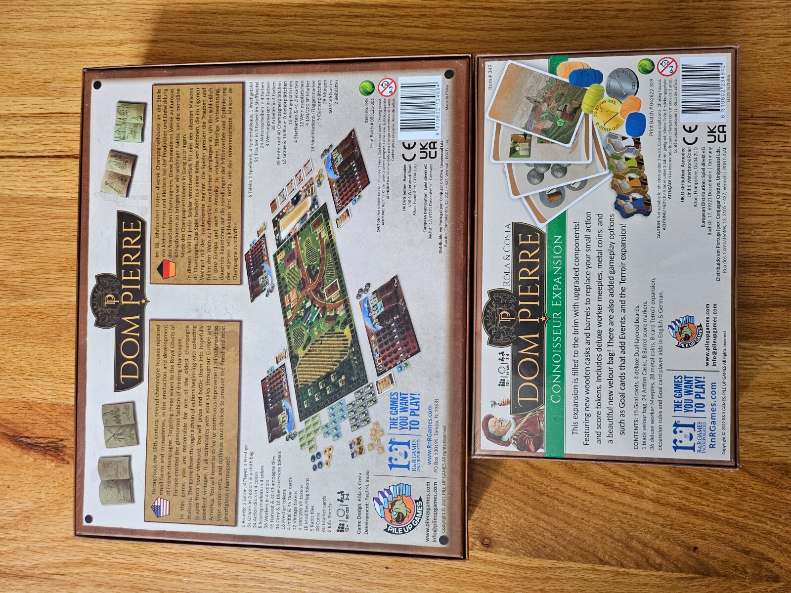 Dom Pierre Board Game with Connoisseur Expansion