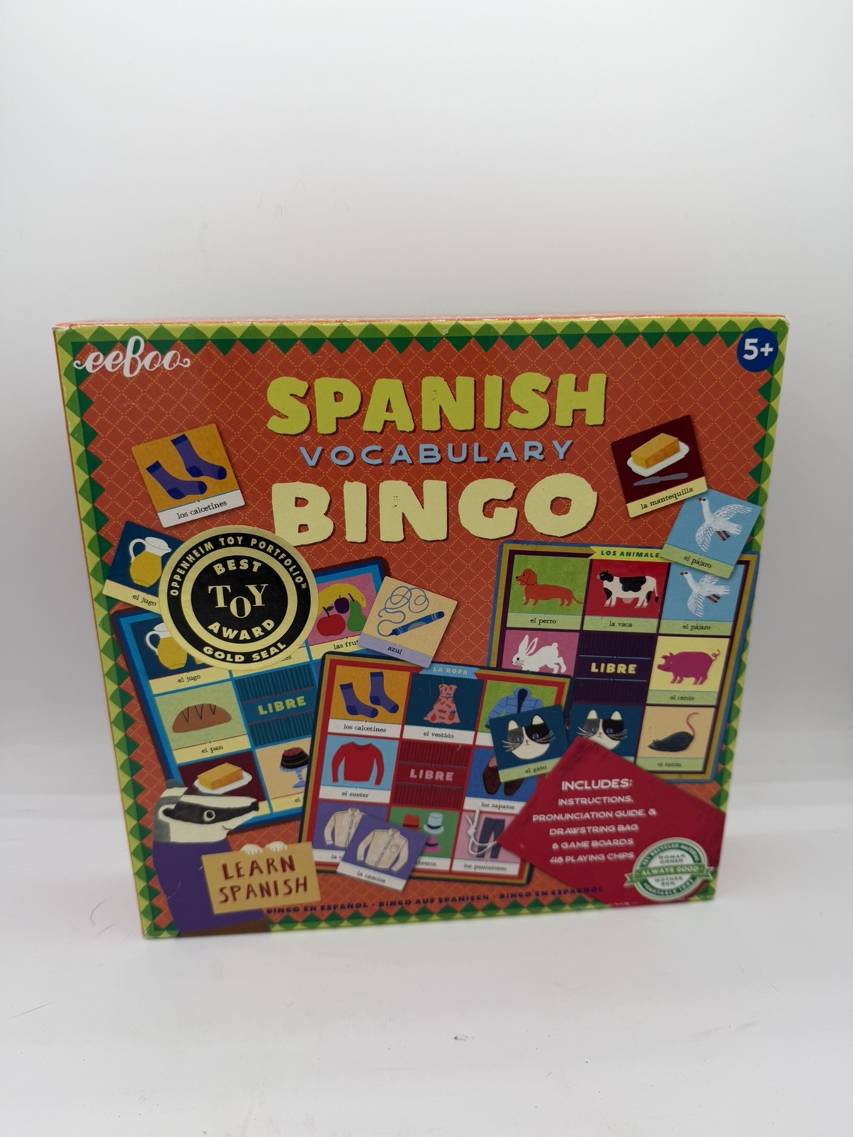 Spanish Bingo Vocabulary Game, A Game of Imaginative Problem Solving, Educa…