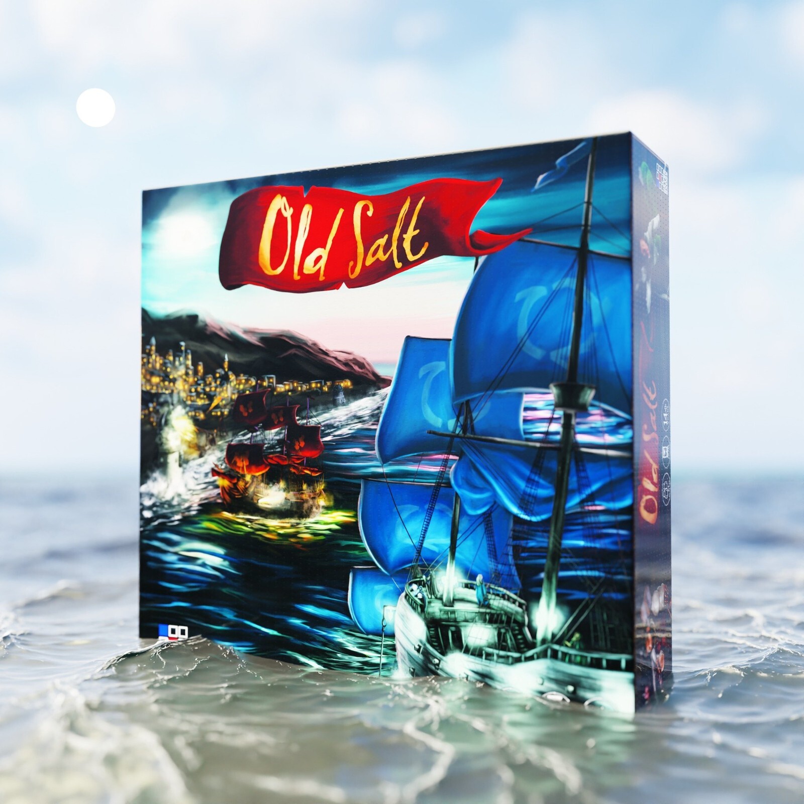 Old Salt Naval Strategy Board Game by Never Board Games 