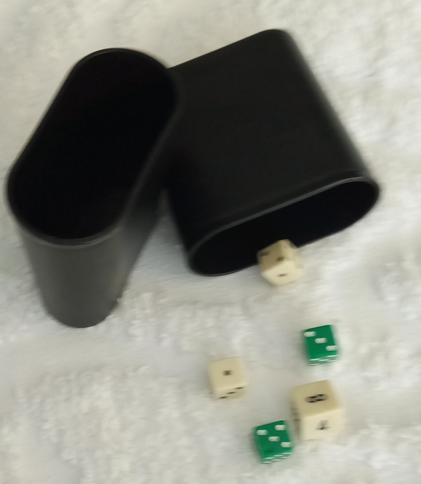 DICE CUPS, DICE AND DOUBLER FROM ITALY