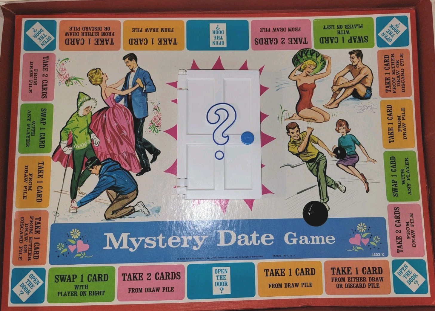 Vtg 1965 Mystery Date Board Game by Milton Bradley Complete Nostalgic Game Nite