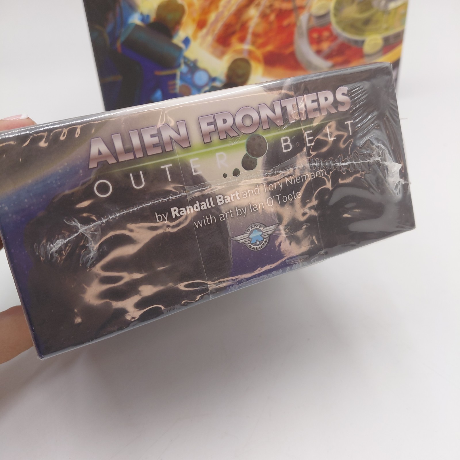 Alien Frontiers Outer Belt Expansion Box Sealed & Open Board Game Space Family