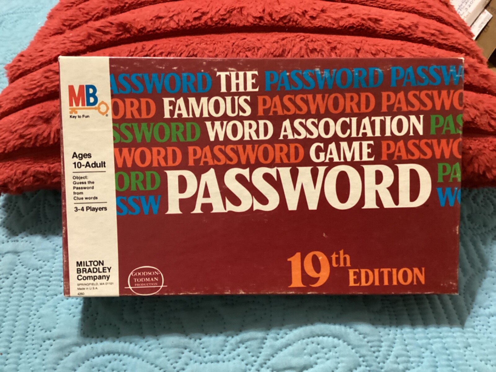 PASSWORD COMPLETE GAME, 19th EDITION, 1978, MILTON BRADLEY/ FREE POSTAGE!!!!