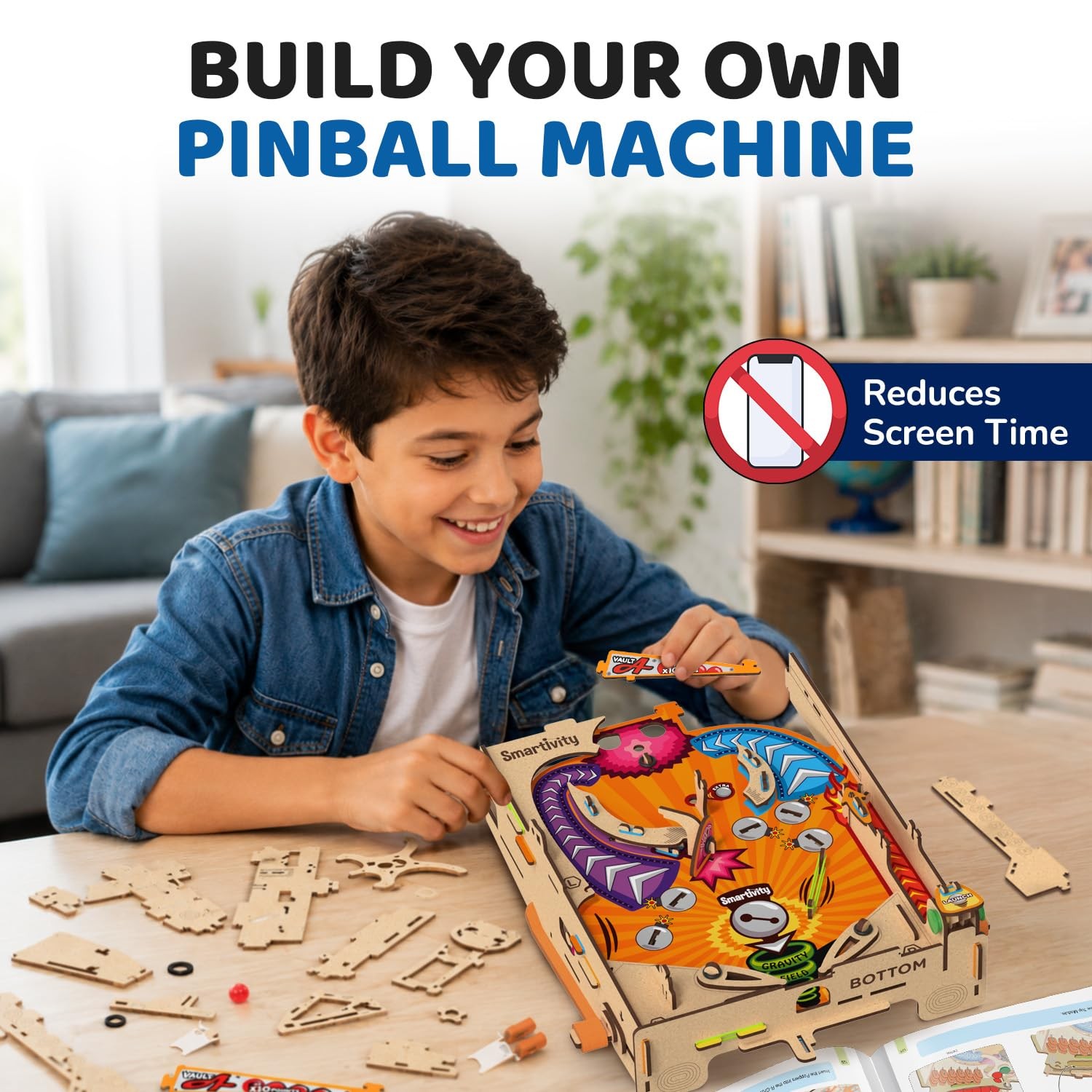 DIY Pinball Machine for Kids 8-14 Years Old | Global Award Winning Arcade Gam…