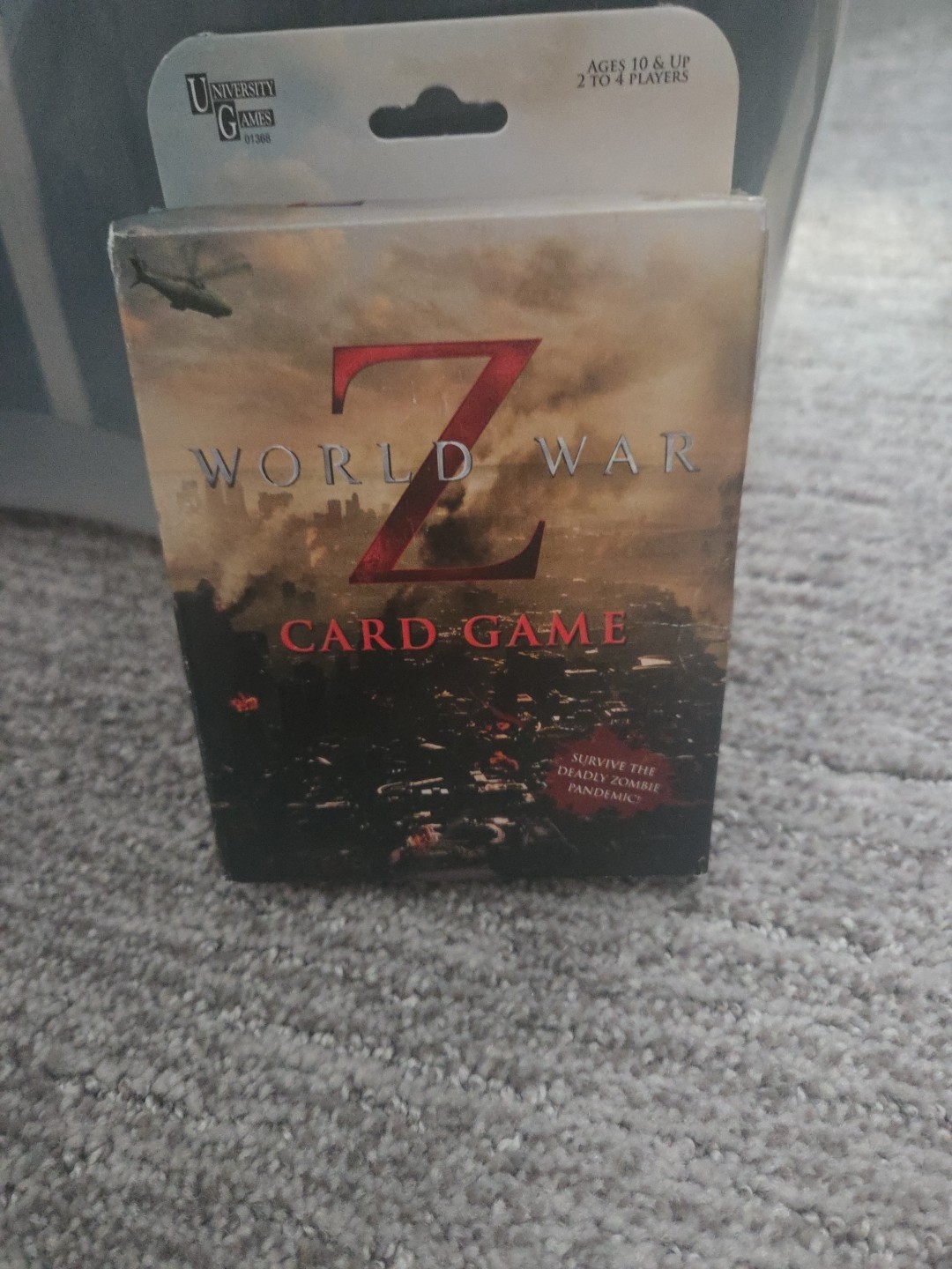 World War Z 2014 Card Game “Survive the Deadly Zombie Pandemic” NEW IN BOX