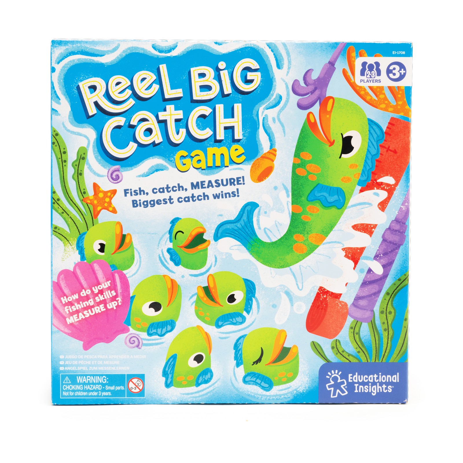 New – Educational Insights Reel Big Catch Game – Ages 3+ | 2-3 players