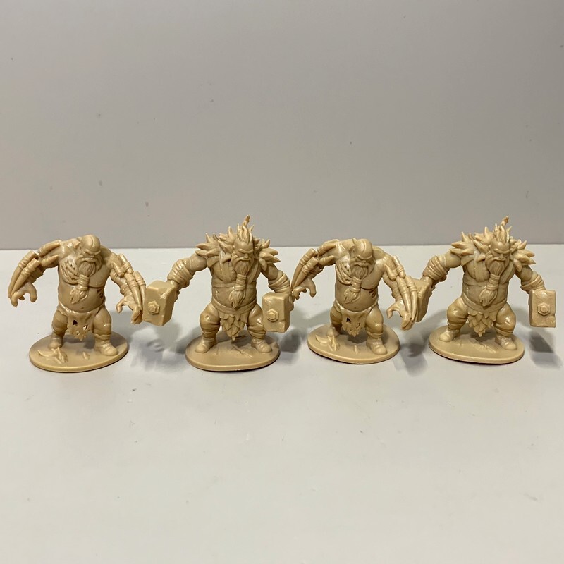 4x Draugr Eldthurs Monster Creatures Northgard Uncharted Lands Board Game Minis