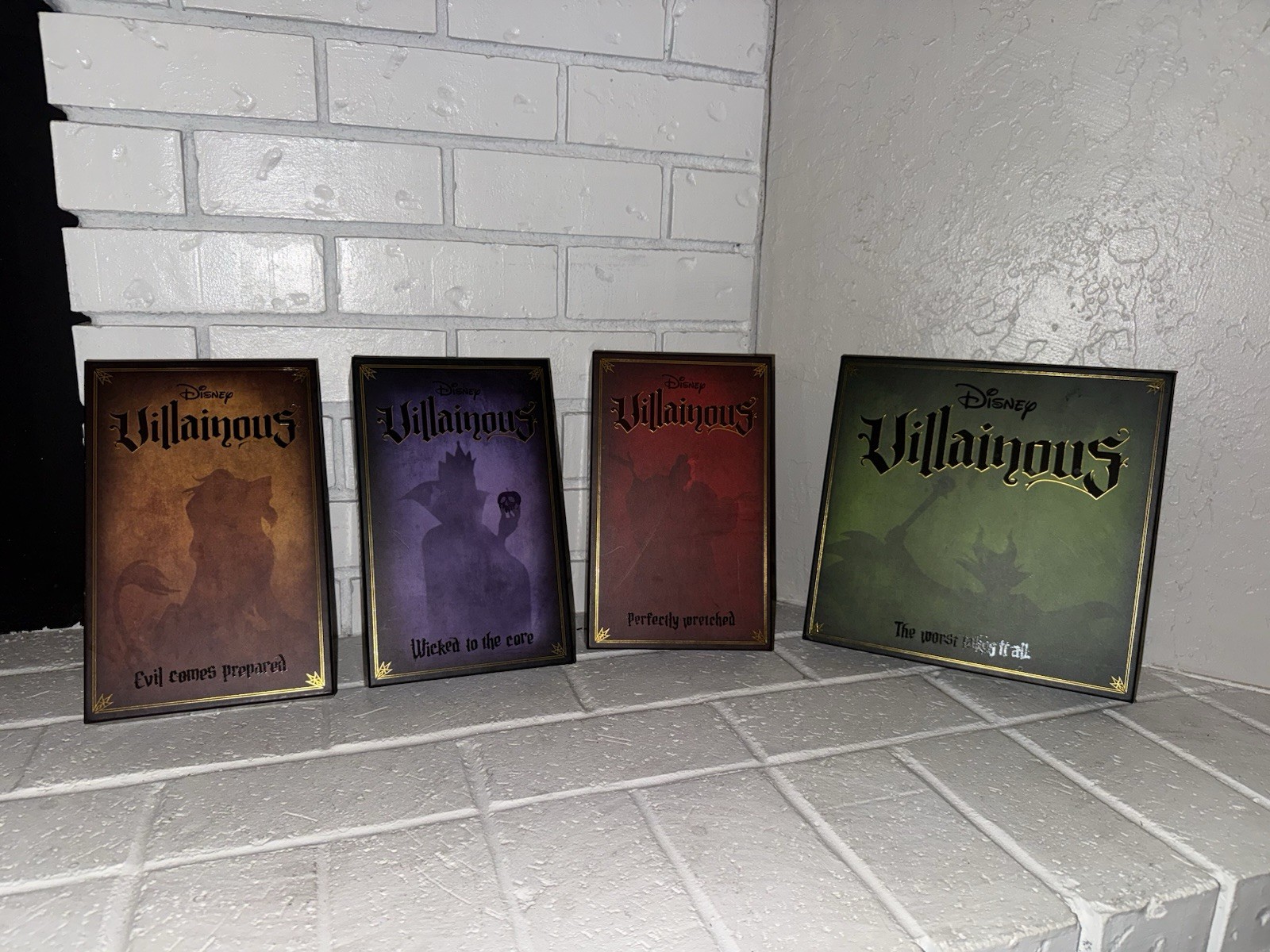 Disney Villainous Lot of 4 Board Games Sealed Ravensburger Wicked to the Core +