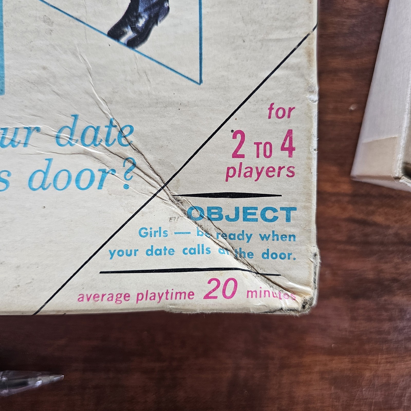 1965 MYSTERY DATE Vintage Original Version Board Game MILTON BRADLEY USA