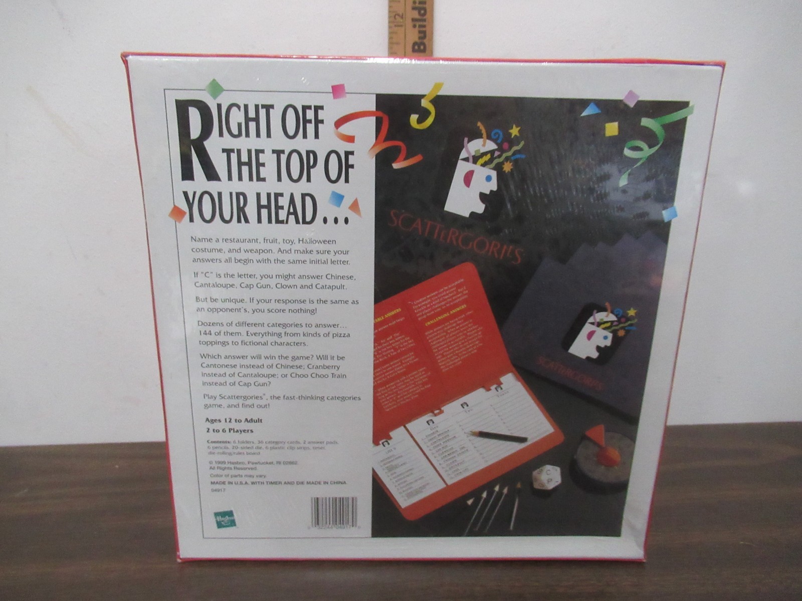 Scattergories 1999 version NEW SEALED IN BOX