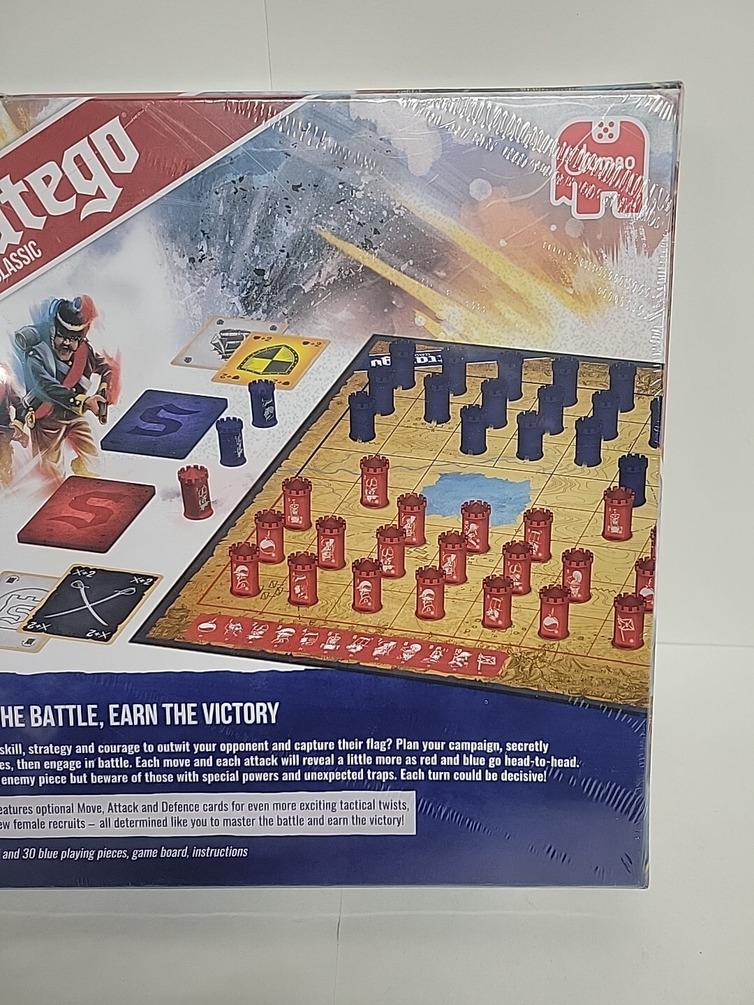 NEW Stratego Classic Board Game War Strategy Game For 2, Two Play Options, 8+ yo