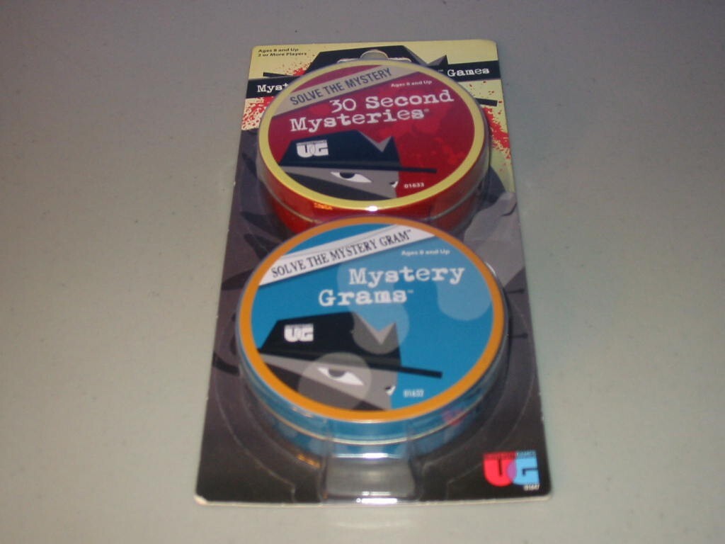 30 Second Mysteries and Mystery Grams NEW Card Games Factory Sealed 2024 See pic