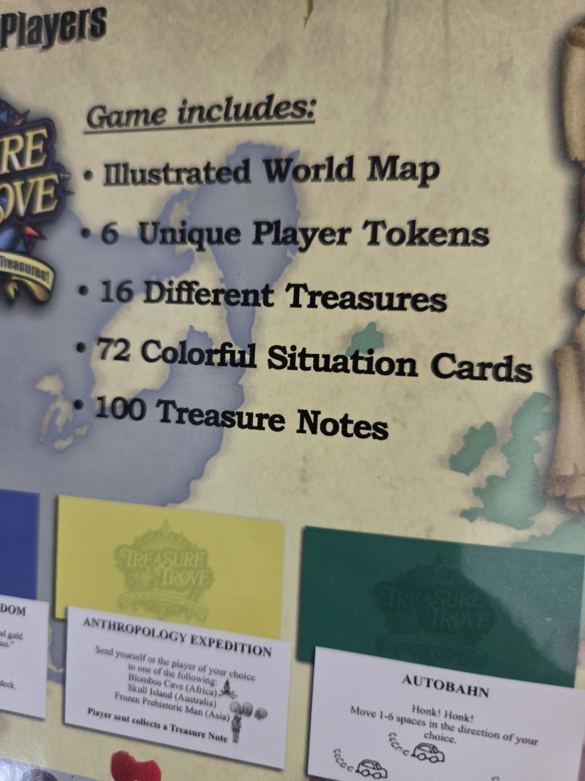 Treasure Trove-Treasure Hunt Board Game for Kids-2008 Factory Sealed in Open Box
