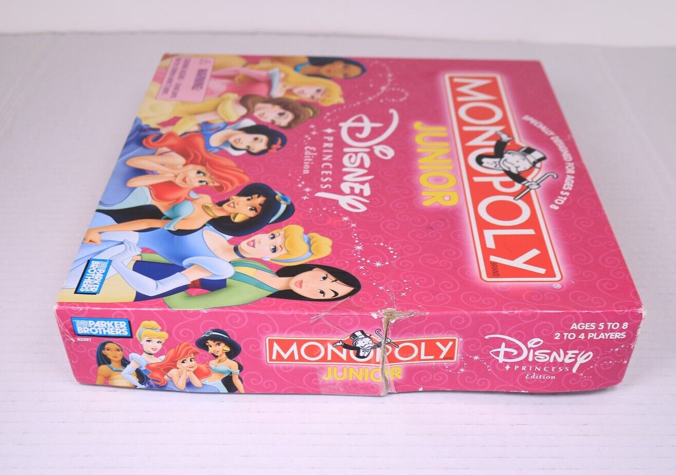 Vintage Monopoly Junior Disney Princess Edition 2004 95% Complete See Pics Good!